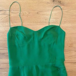 Reformation Kourtney Dress in Palm Green